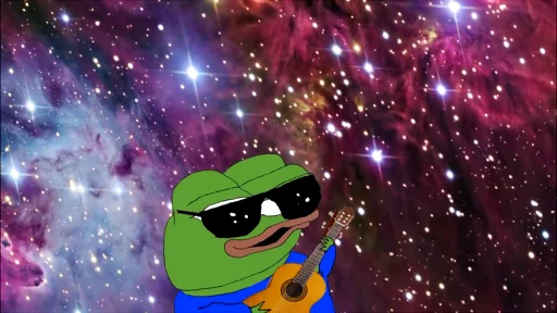 😎 Стикер «PEPE MUSTA» для Telegram