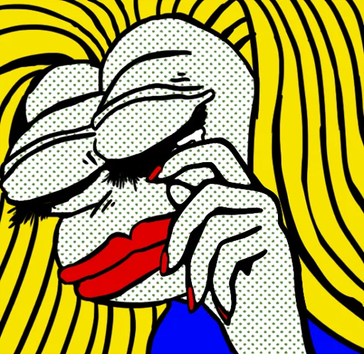 😪 Стикер «PEPE MUSTA» для Telegram