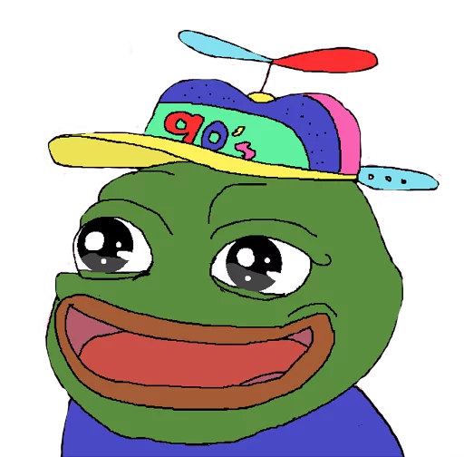 😃 Стикер «PEPE MUSTA» для Telegram