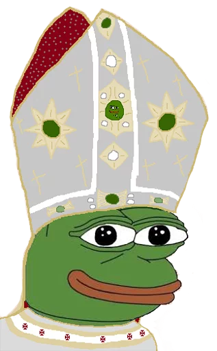 ✝️ Стикер «PEPE MUSTA» для Telegram