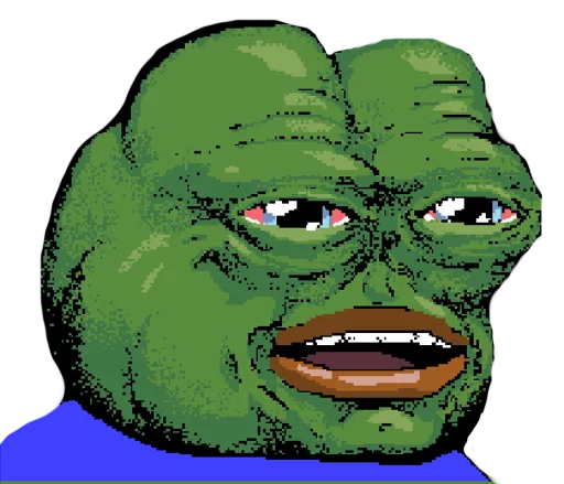 😒 Стикер «PEPE MUSTA» для Telegram