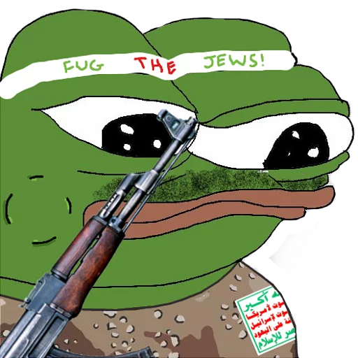 🔫 Стикер «PEPE MUSTA» для Telegram