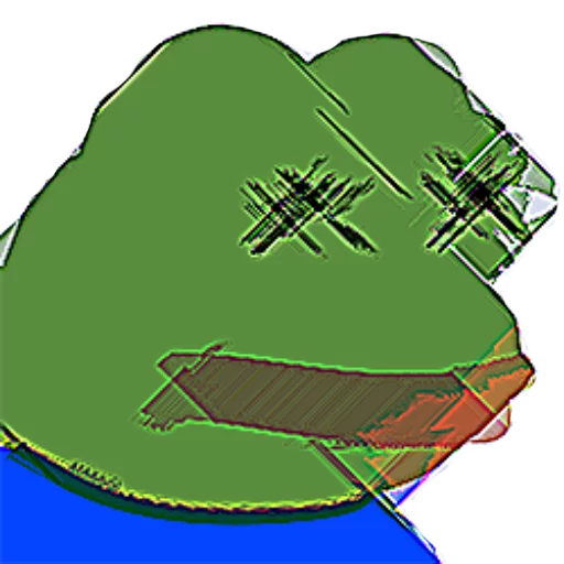 😵 Стикер «PEPE MUSTA» для Telegram
