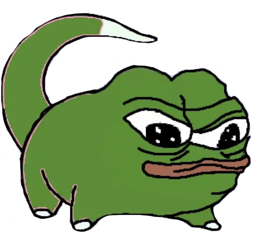 😾 Стикер «PEPE MUSTA» для Telegram