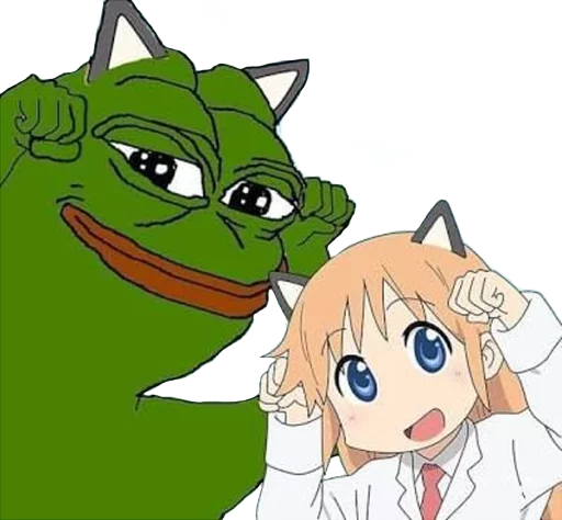 😺 Стикер «PEPE MUSTA» для Telegram