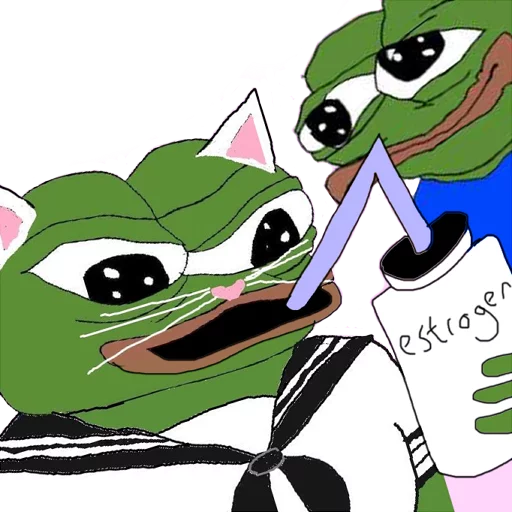 😺 Стикер «PEPE MUSTA» для Telegram