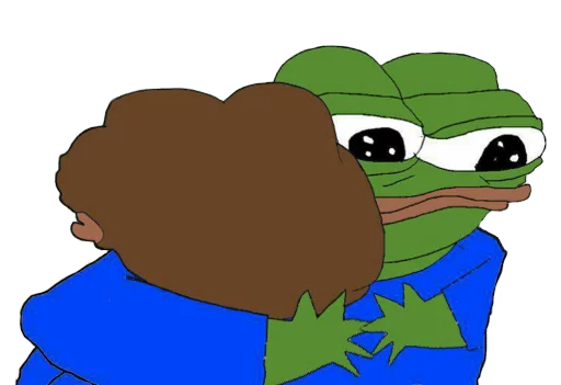❤️ Стикер «PEPE MUSTA» для Telegram