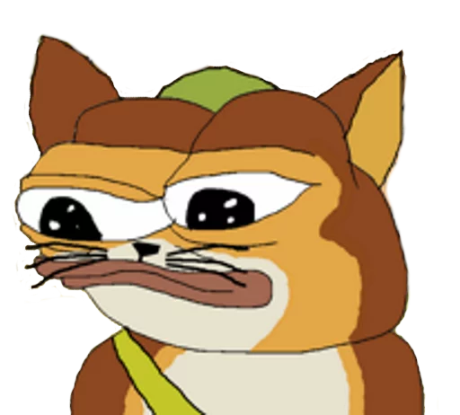 🐱 Стикер «PEPE MUSTA» для Telegram