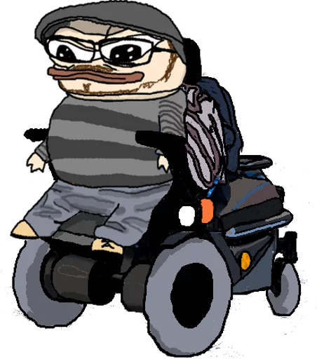 😠 Стикер «PEPE MUSTA» для Telegram