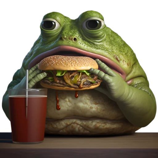 🍔 Стикер «Neural Pepe — (updating)» для Telegram