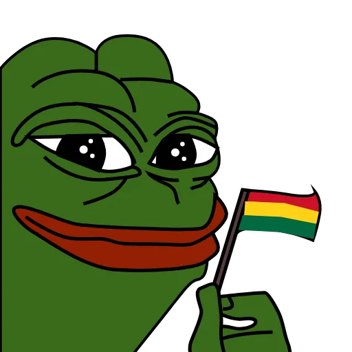 🇬🇭 Стикер «Pepe patriot» для Telegram