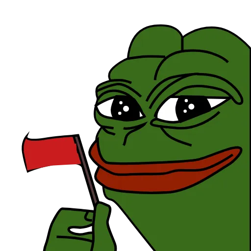 🐸 Стикер «Pepe patriot» для Telegram
