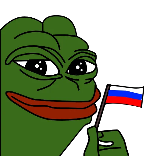Стикерпак Pepe patriot для Telegram
