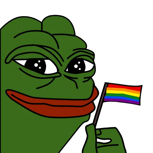 🏳️‍🌈 Стикер «Pepe patriot» для Telegram