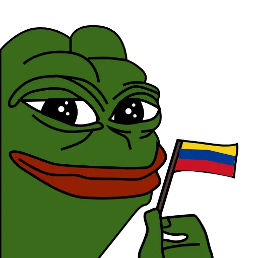 🇨🇴 Стикер «Pepe patriot» для Telegram