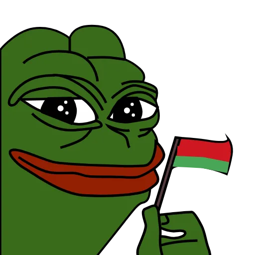 🇧🇾 Стикер «Pepe patriot» для Telegram