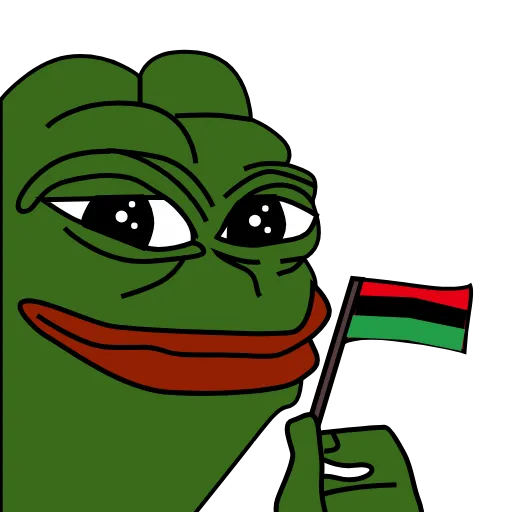 🇱🇾 Стикер «Pepe patriot» для Telegram