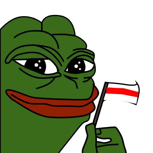 🇧🇾 Стикер «Pepe patriot» для Telegram