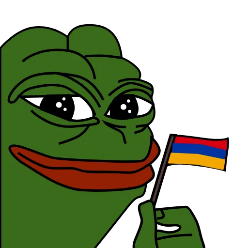 🇦🇲 Стикер «Pepe patriot» для Telegram