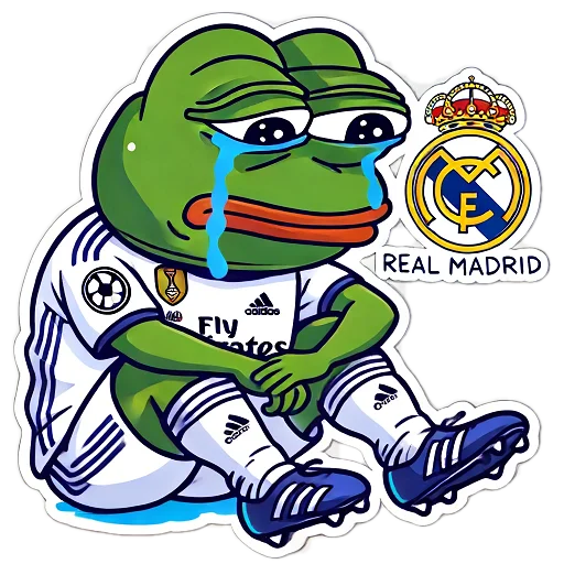 😭 Стикер «Pepe and Puffy» для Telegram