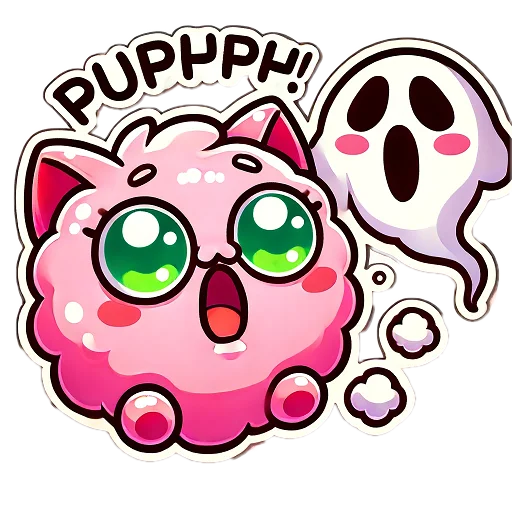 😱 Стикер «Pepe and Puffy» для Telegram