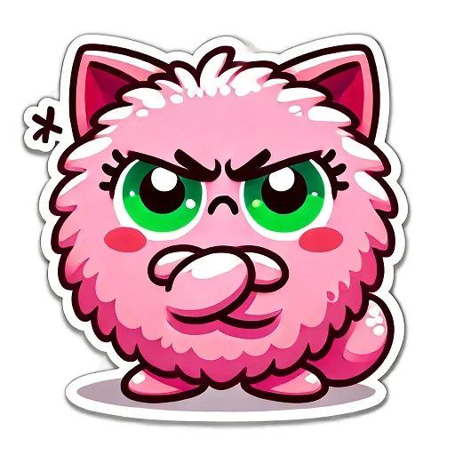 😡 Стикер «Pepe and Puffy» для Telegram
