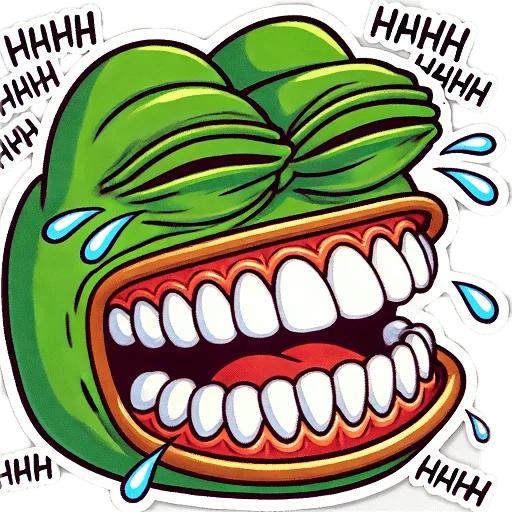 😂 Стикер «Pepe and Puffy» для Telegram