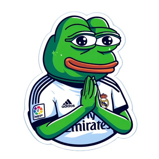 🙏 Стикер «Pepe and Puffy» для Telegram