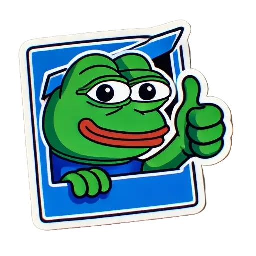 👍 Стикер «Pepe and Puffy» для Telegram
