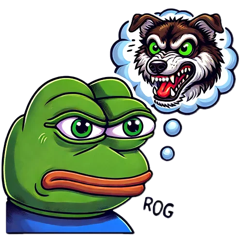 😡 Стикер «Pepe and Puffy» для Telegram
