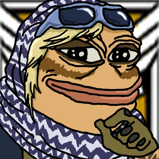 👱‍♀️ Стикер «Rainbow six» для Telegram