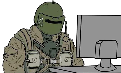 😒 Стикер «Rainbow six» для Telegram