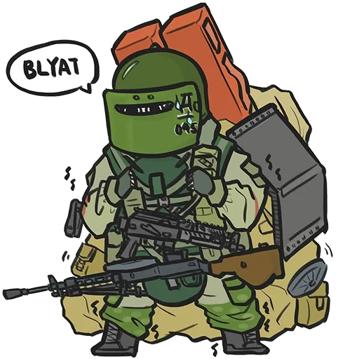 Стикерпак Rainbow six для Telegram