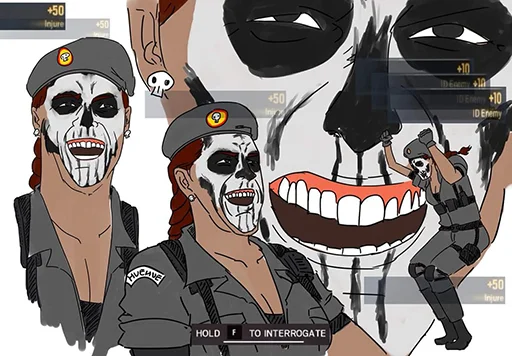 😃 Стикер «Rainbow six» для Telegram