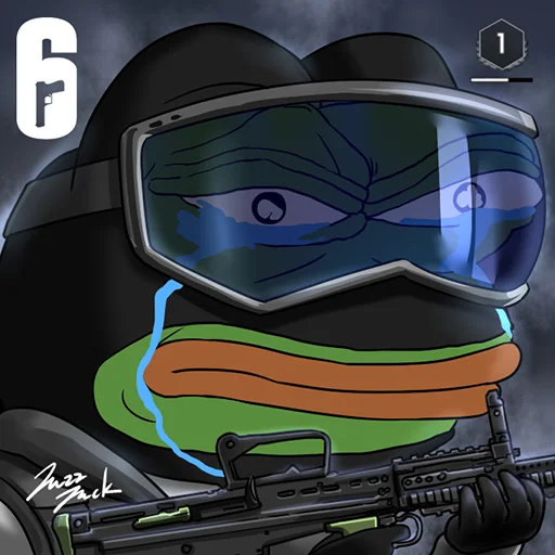😢 Стикер «Rainbow six» для Telegram