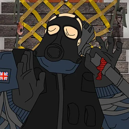 👌 Стикер «Rainbow six» для Telegram