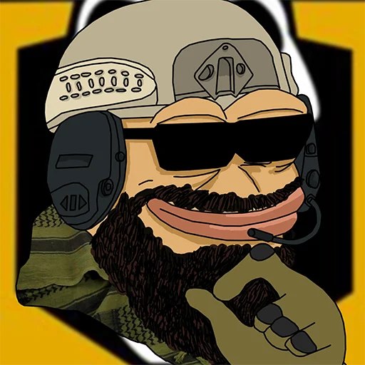 😎 Стикер «Rainbow six» для Telegram