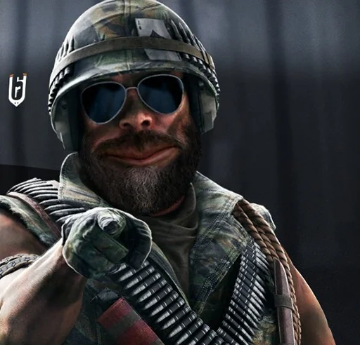☝️ Стикер «Rainbow six» для Telegram