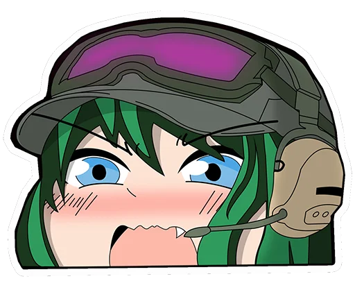 😤 Стикер «Rainbow six» для Telegram