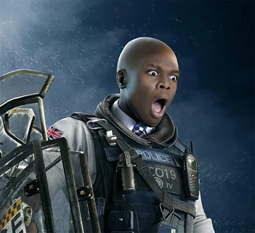 😯 Стикер «Rainbow six» для Telegram