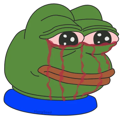 😭 Стикер «Pepe Пепе» для Telegram