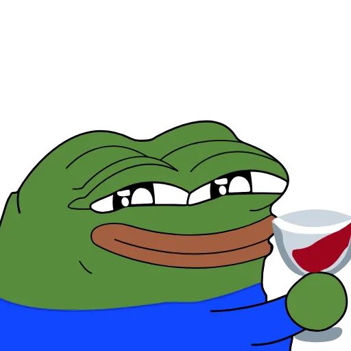 🍷 Стикер «Pepe Пепе» для Telegram