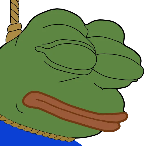 😵 Стикер «Pepe Пепе» для Telegram