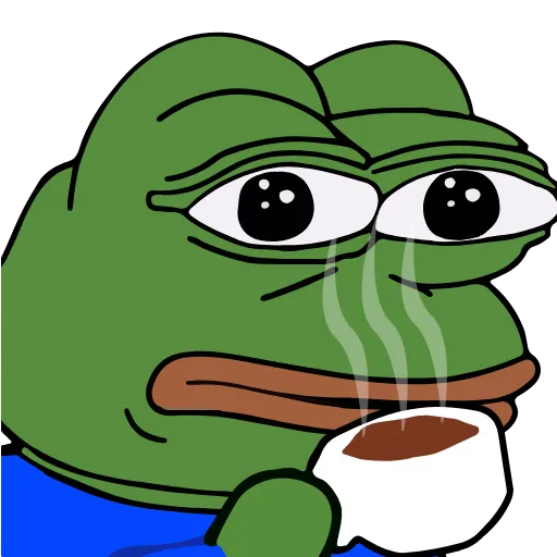 ☕️ Стикер «Pepe Пепе» для Telegram