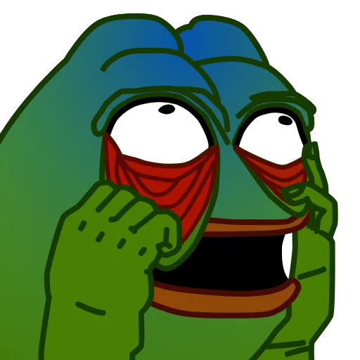 🥴 Стикер «Pepe Пепе» для Telegram