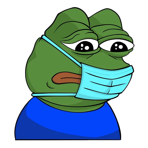 😷 Стикер «PEPE_STAFF» для Telegram
