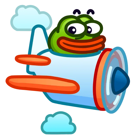 ✈️ Стикер «Pepe emoji» для Telegram