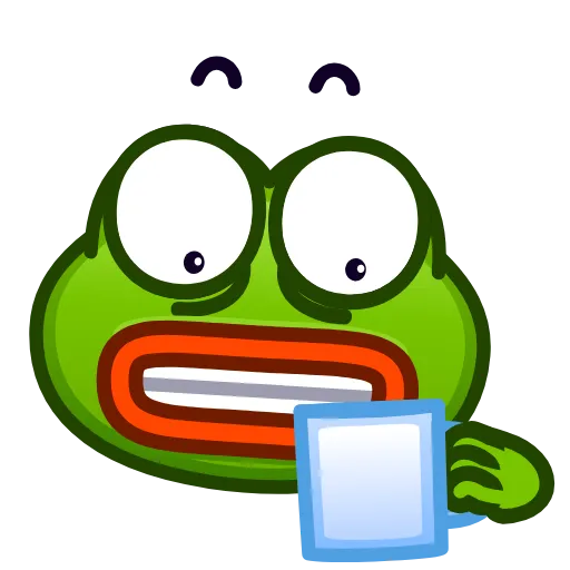 ☕️ Стикер «Pepe emoji» для Telegram
