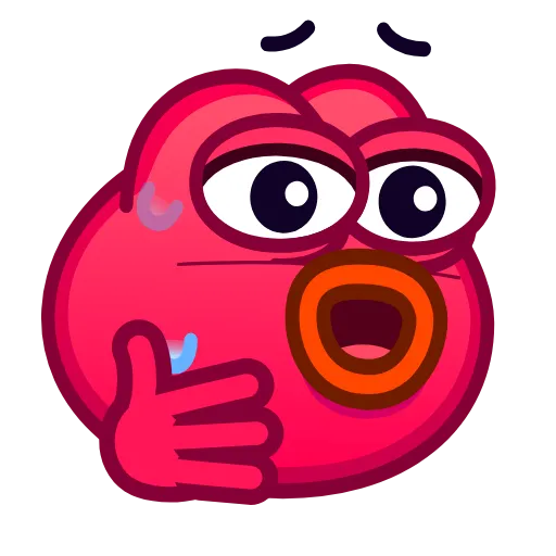 🥵 Стикер «Pepe emoji» для Telegram