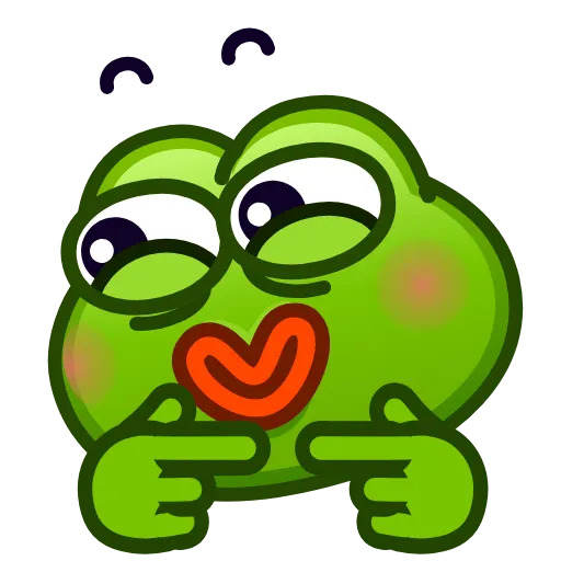 😊 Стикер «Pepe emoji» для Telegram
